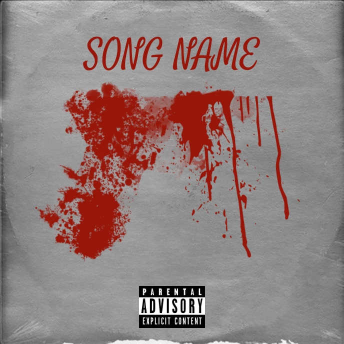 album cover Обложка альбома template