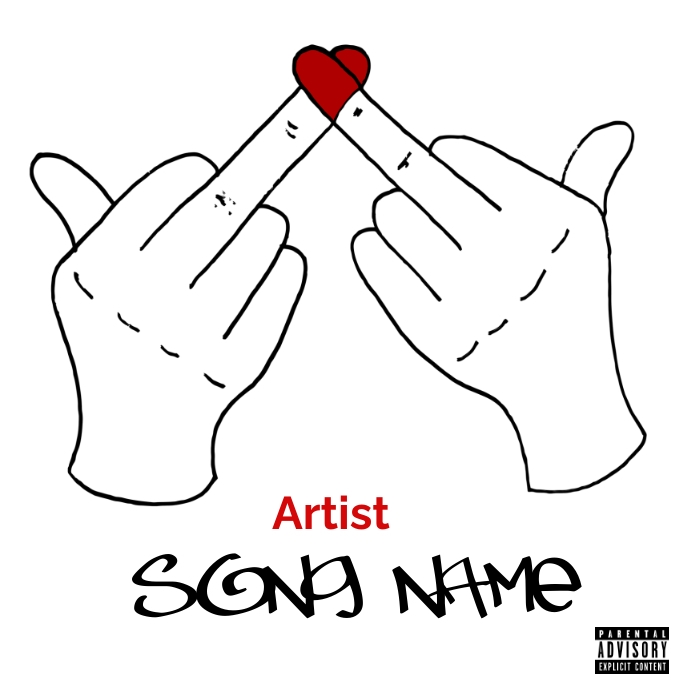 Album cover Template PosterMyWall