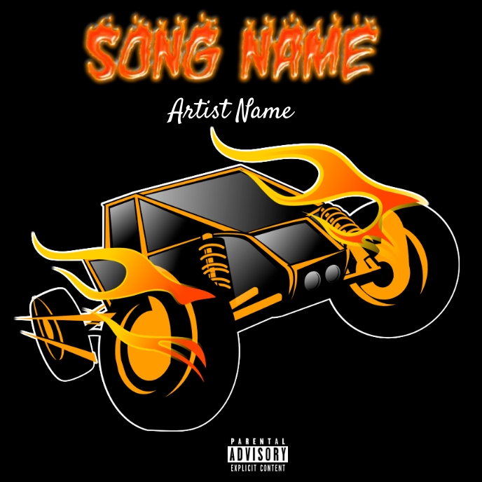 Album cover Template PosterMyWall