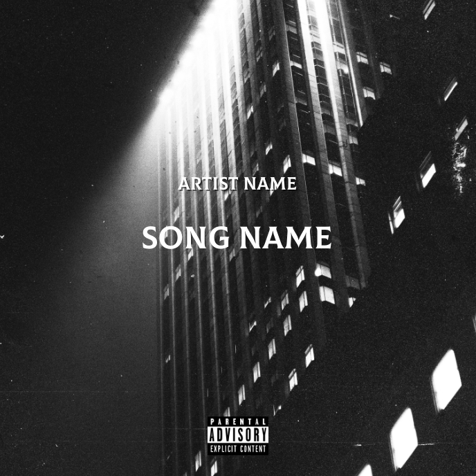 Album Cover Template PosterMyWall