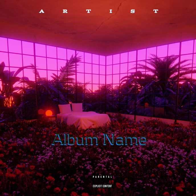 Album cover Template PosterMyWall