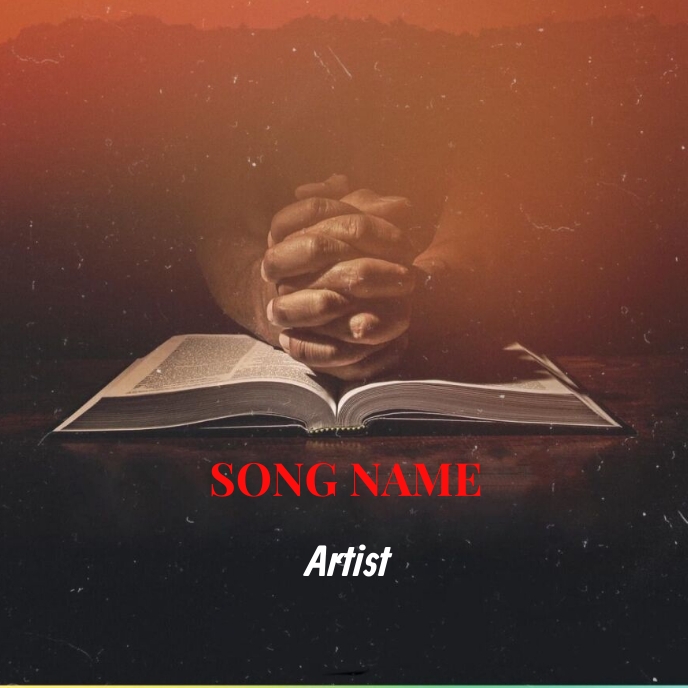 Album cover template