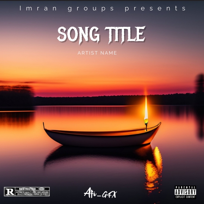 ALBUM COVER Template PosterMyWall