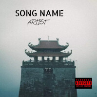 Album cover template