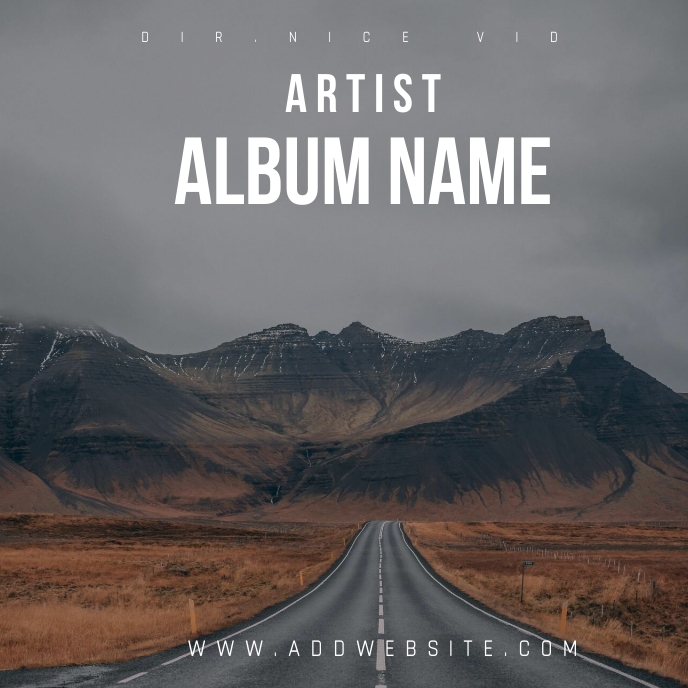 Album cover Template PosterMyWall