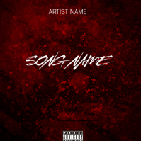 album cover template