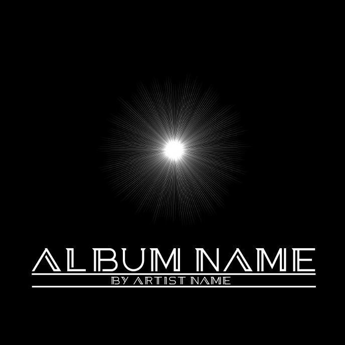 Album Cover Template PosterMyWall