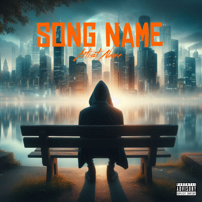 Album cover template