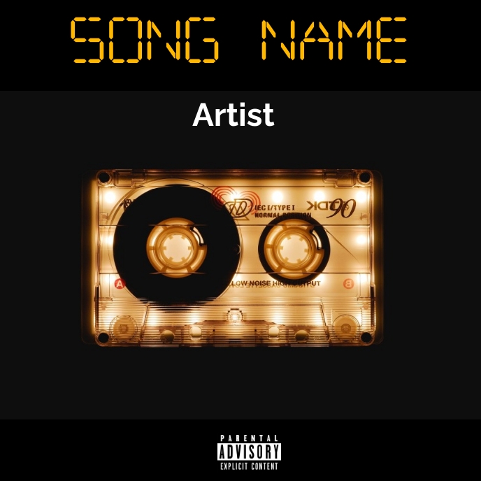 Album cover Template PosterMyWall