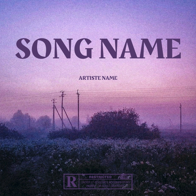 ALBUM COVER template