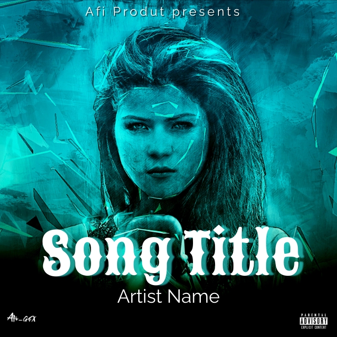 Album Cover Template PosterMyWall
