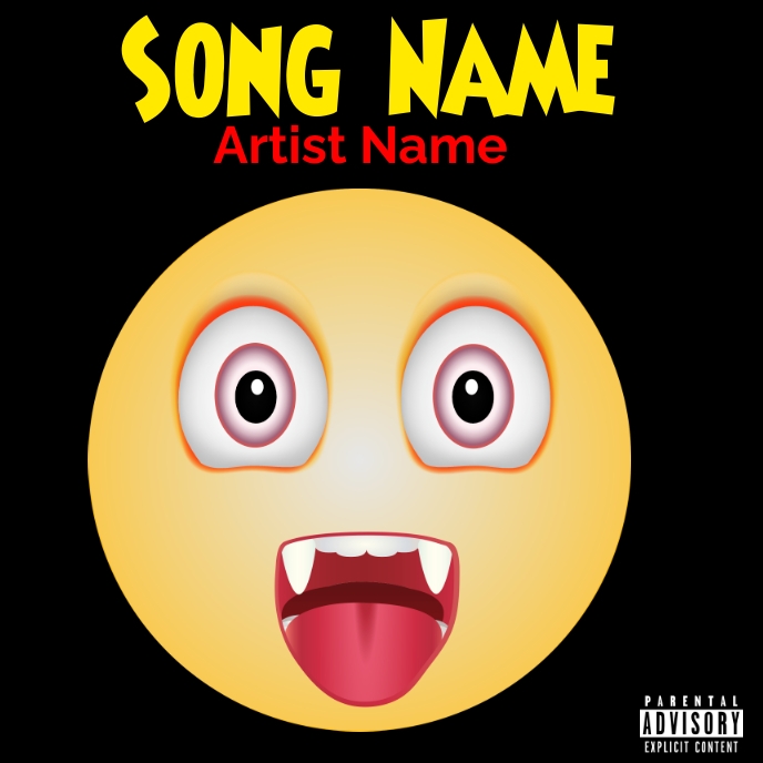 Album cover template