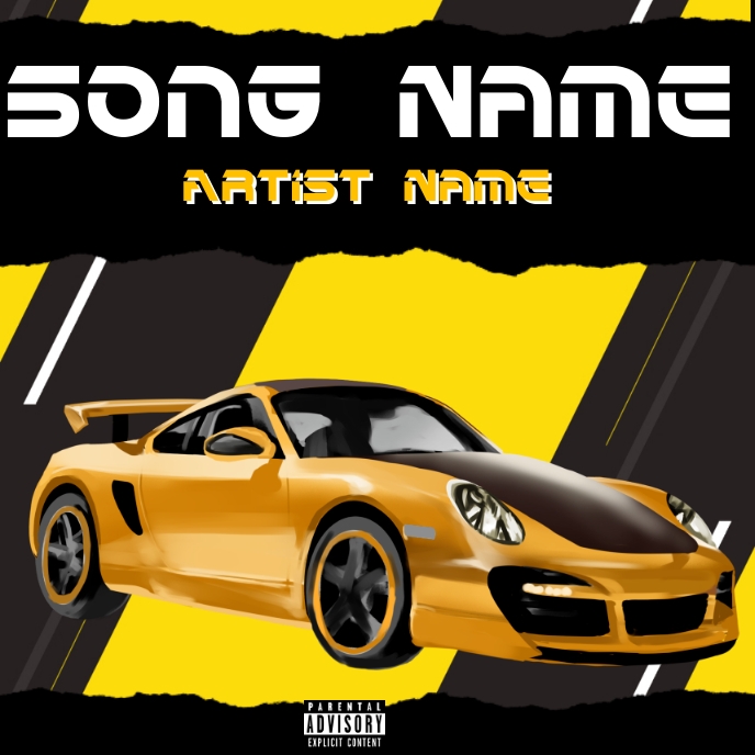 Album cover template