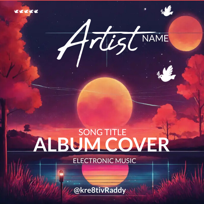Album Design Format Album Cover Template | PosterMyWall