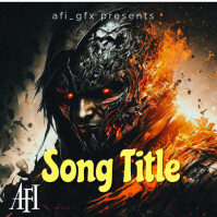 album cover template