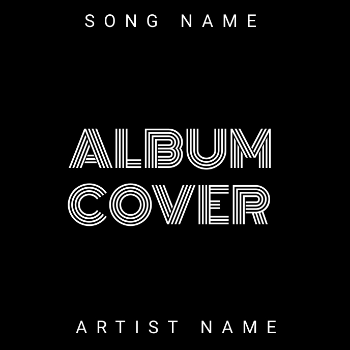 Album cover Template PosterMyWall