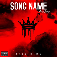album cover Instagram Post template