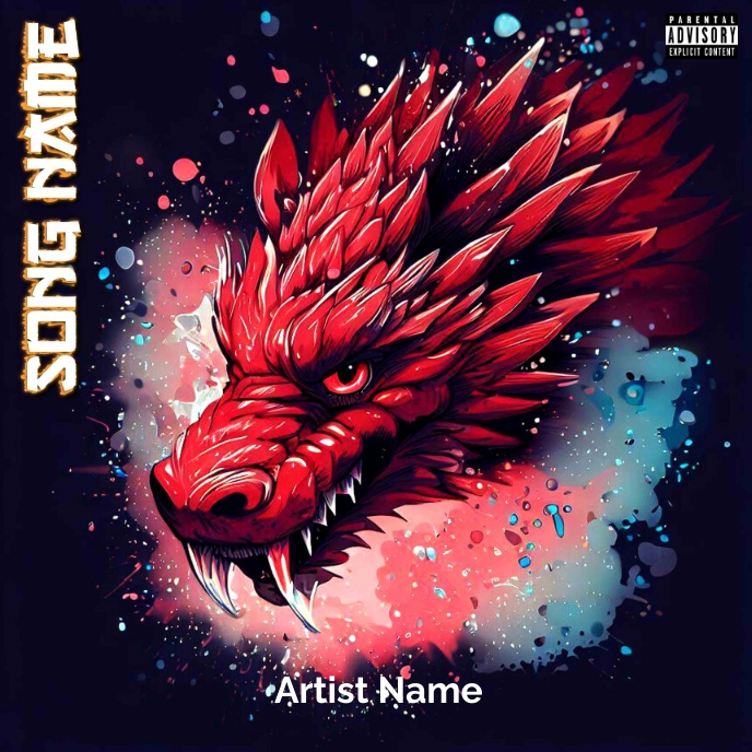 Album cover Template PosterMyWall