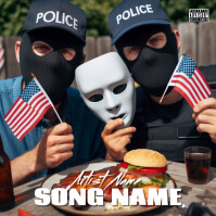 Album cover template