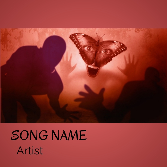 Album cover template