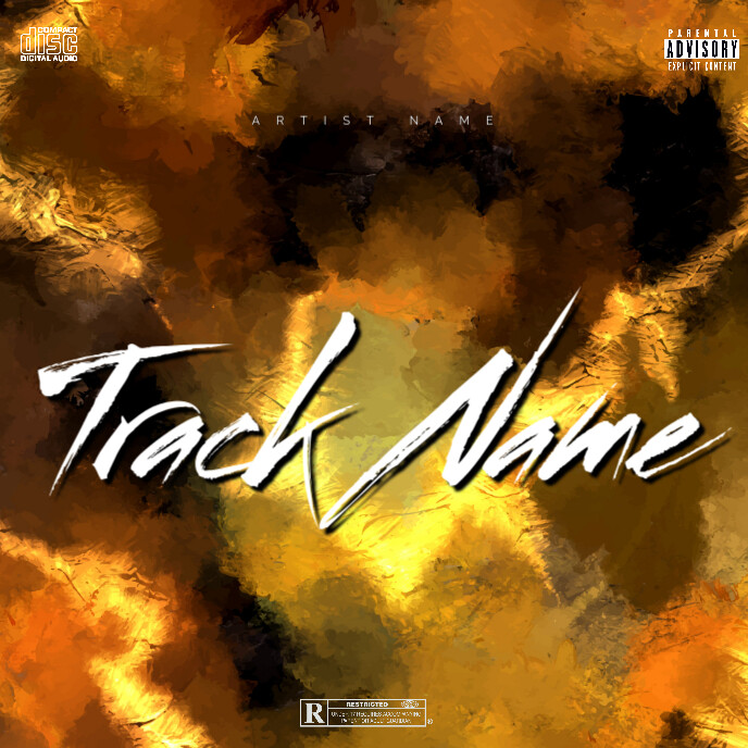 Album cover template