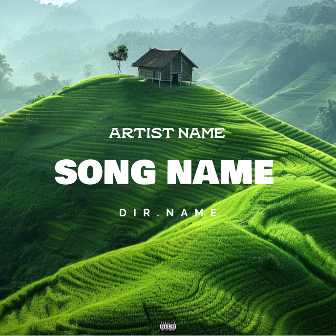 Green Album Cover Album Covers Template | PosterMyWall