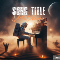 album cover template