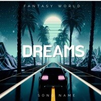 album cover template