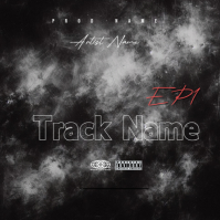 album cover template