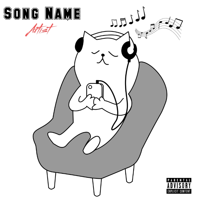 Album cover Template PosterMyWall