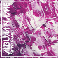 Abstract Purple Vibe CD Album Cover Template | PosterMyWall