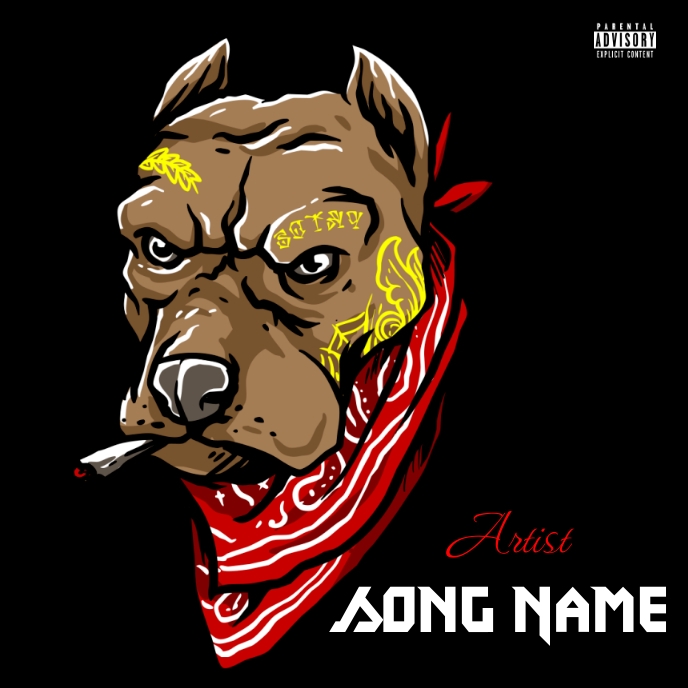 Album cover Template PosterMyWall