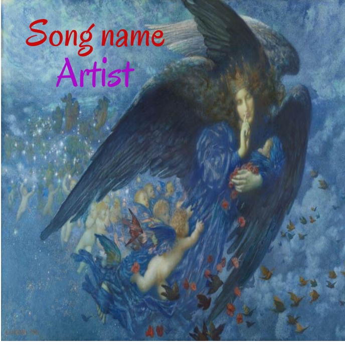 Album cover template