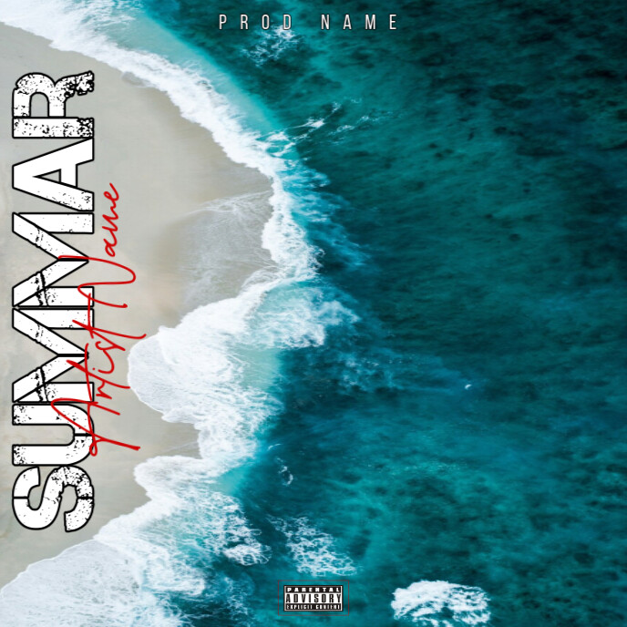 Album cover template