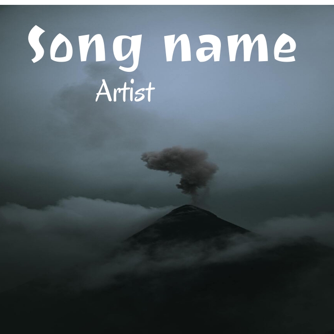 Album cover template
