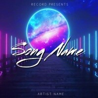 album cover template