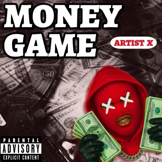 Album cover - money game 2 template