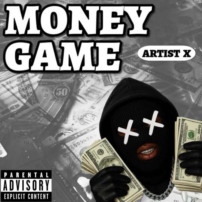 Album Cover - Money Game template