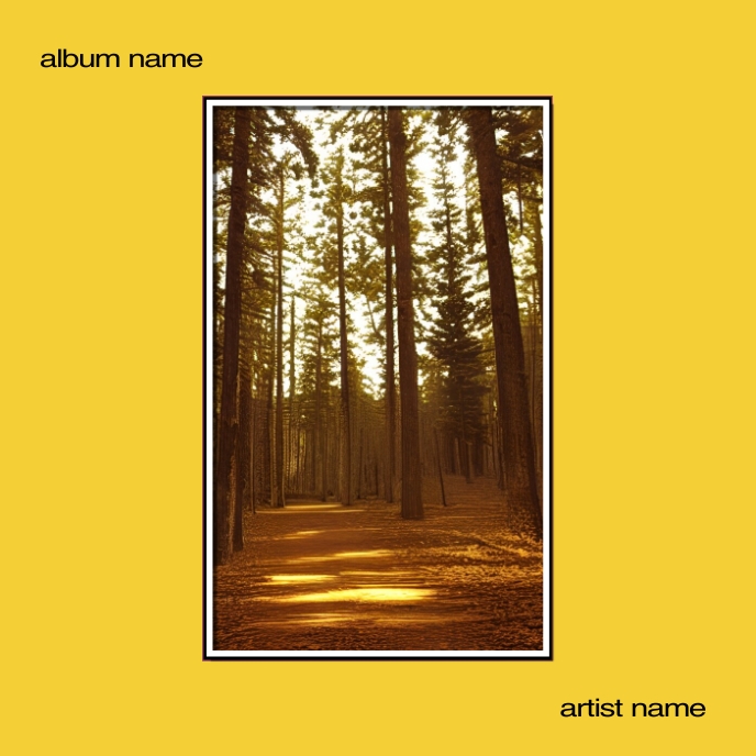 Album cover music,spotify,soundcloud Template PosterMyWall