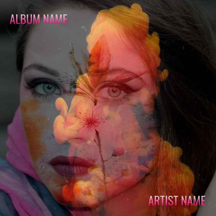 Album cover music,Spotify,soundcloud Template PosterMyWall