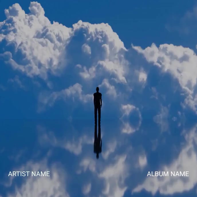 Album cover music,spotify,soundcloud Okładka albumu template