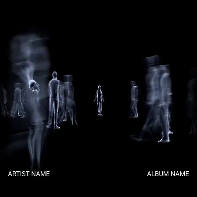 Album cover music,spotify,soundcloud Okładka albumu template