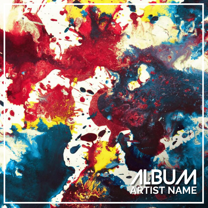 Copy of Album cover of abstract art | PosterMyWall