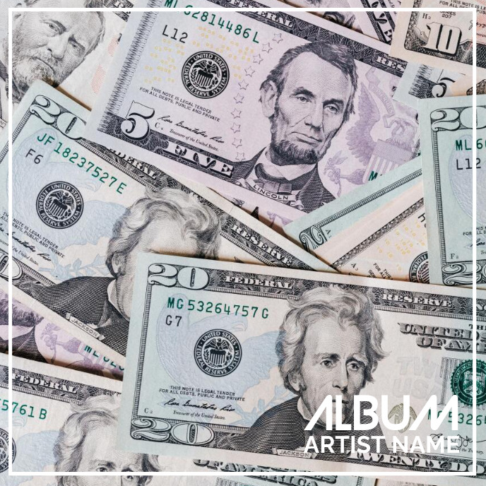 Album cover of dollars template