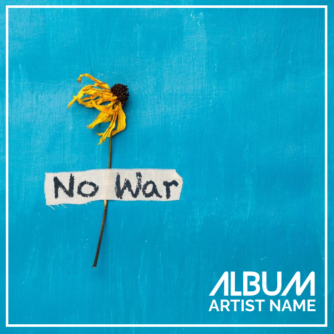 Album cover of No War template