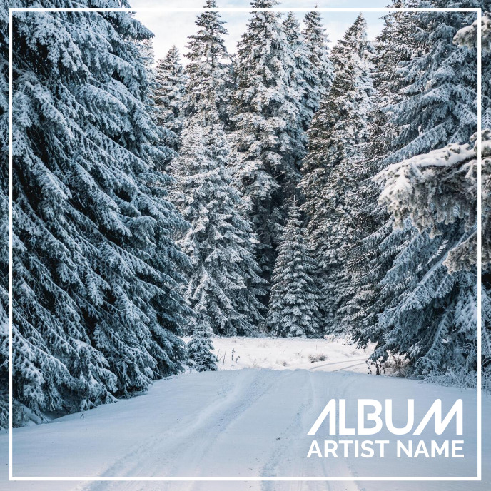 Album cover of snow Template | PosterMyWall