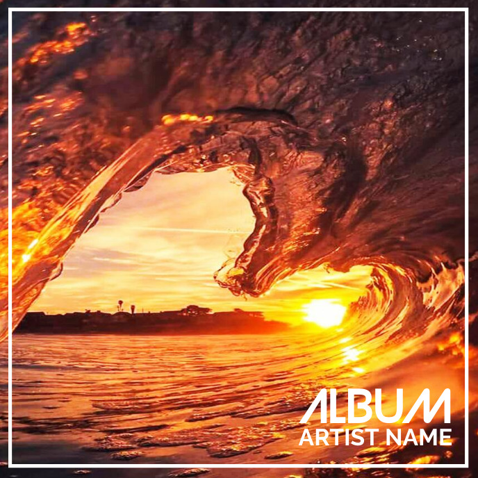 Album cover of wave template