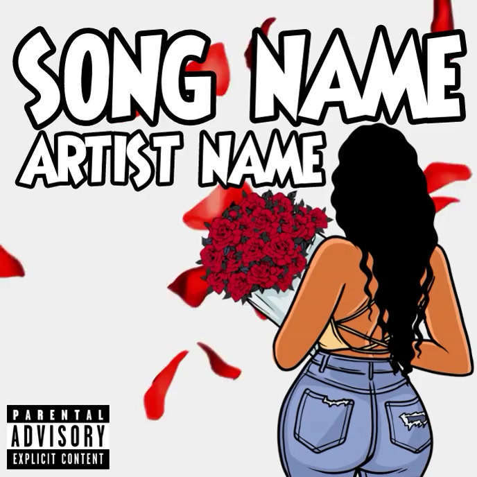 Album Cover - Roses Template | PosterMyWall