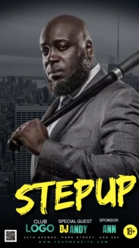 Album Cover Step Up Instagram Story template