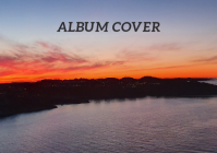 Grey Album Cover A4 Template
